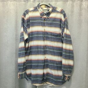 Vintage 90s American Eagle‎ Striped Button Down Shirt Mens Size XL VTG Hong Kong